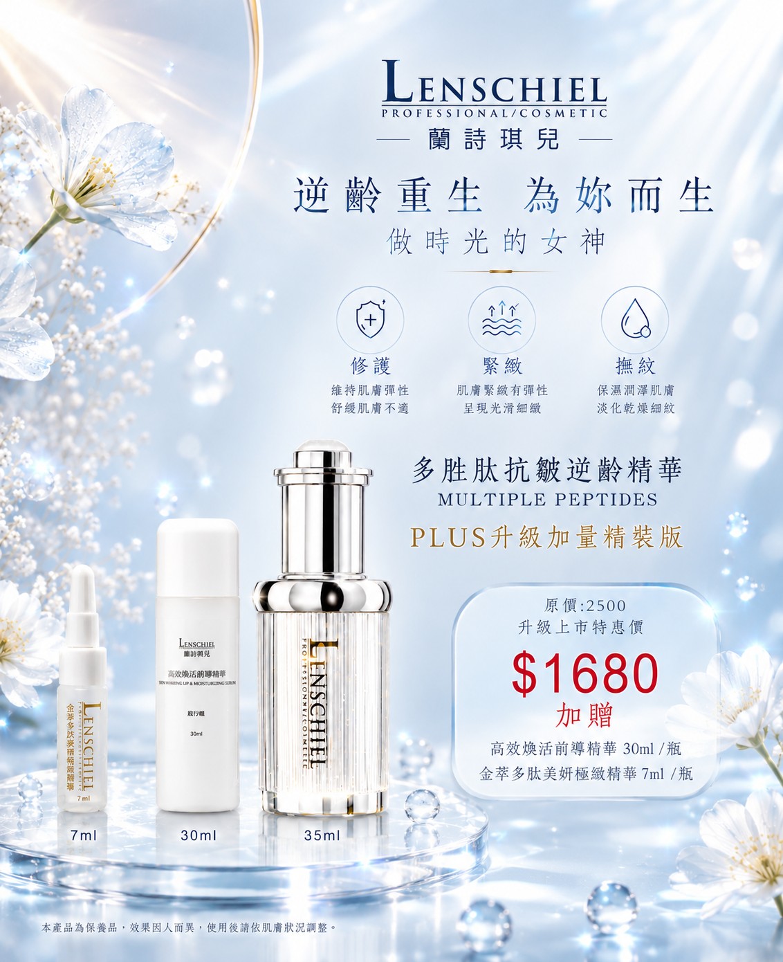 多胜肽抗皺逆齡精華PLUS升級版